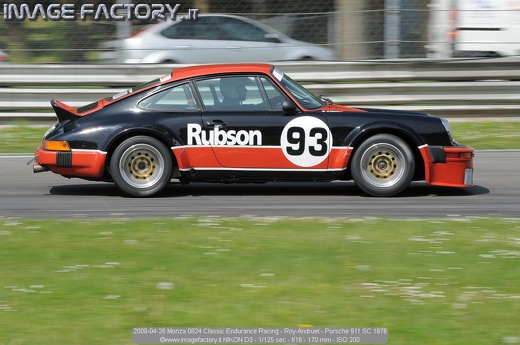 2008-04-26 Monza 0824 Classic Endurance Racing - Roy-Andruet - Porsche 911 SC 1976